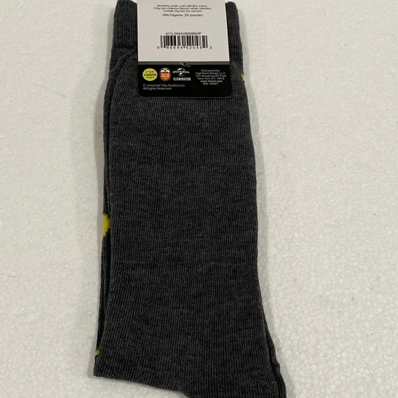 Minions Crew Socks bananas grey - Picture 7 of 7